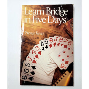 Learn Bridge In Five Days Terence Reese Card Game Instruction Paperback Book